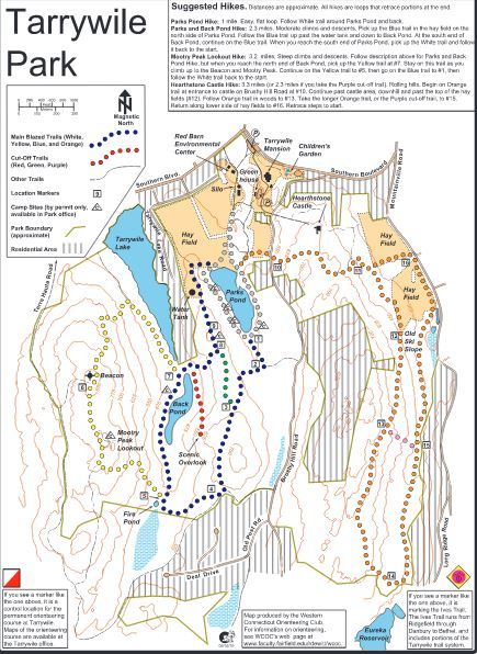 picture of tarrywile park trail map