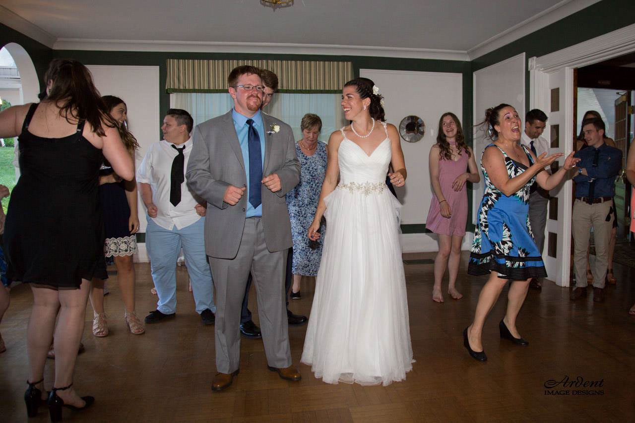 Kat & Jesse Dancing in Formal Drawing Room