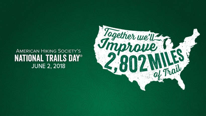 grapic image of usa map and 2802 miles of trail