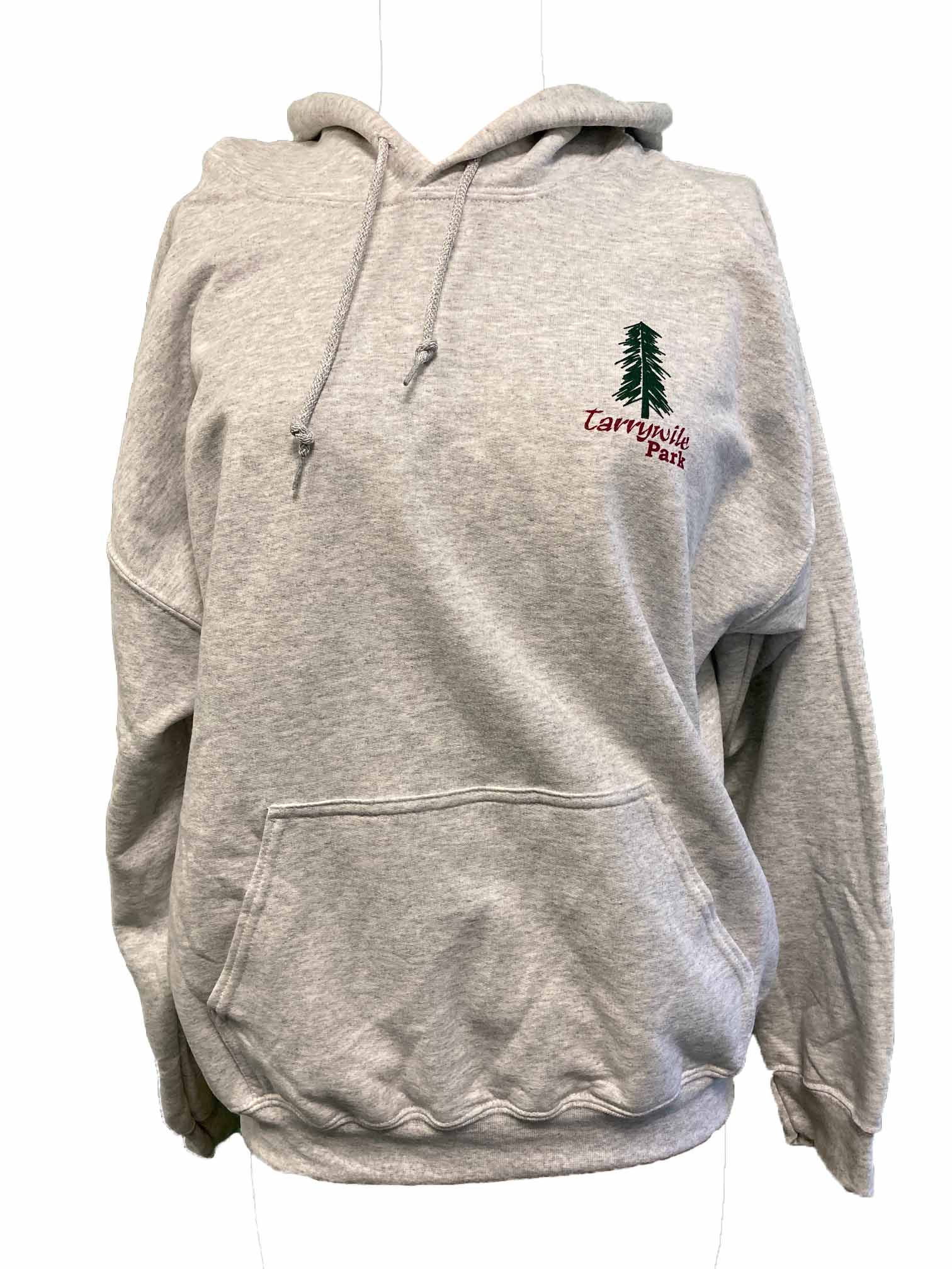 tarrywile park hooded sweatshirt with tree logo