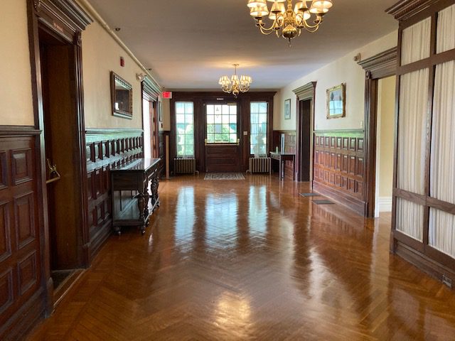 foyer floor refinished