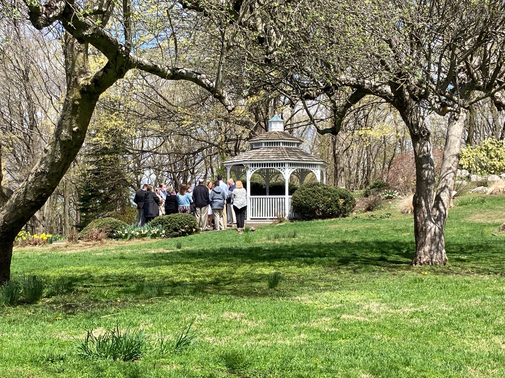 gazebo wedding ceremony